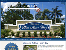 Tablet Screenshot of blueheronbay.net